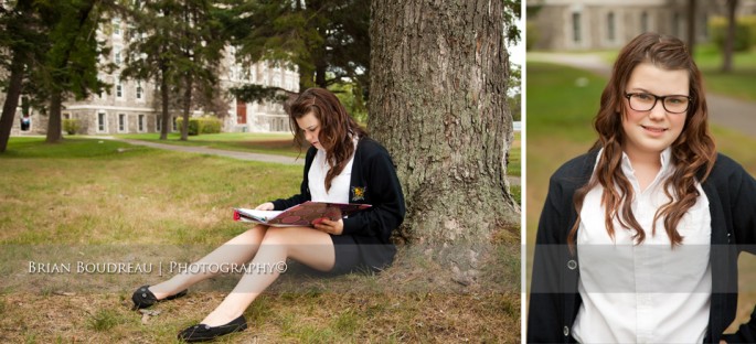 Katelyn by the tree